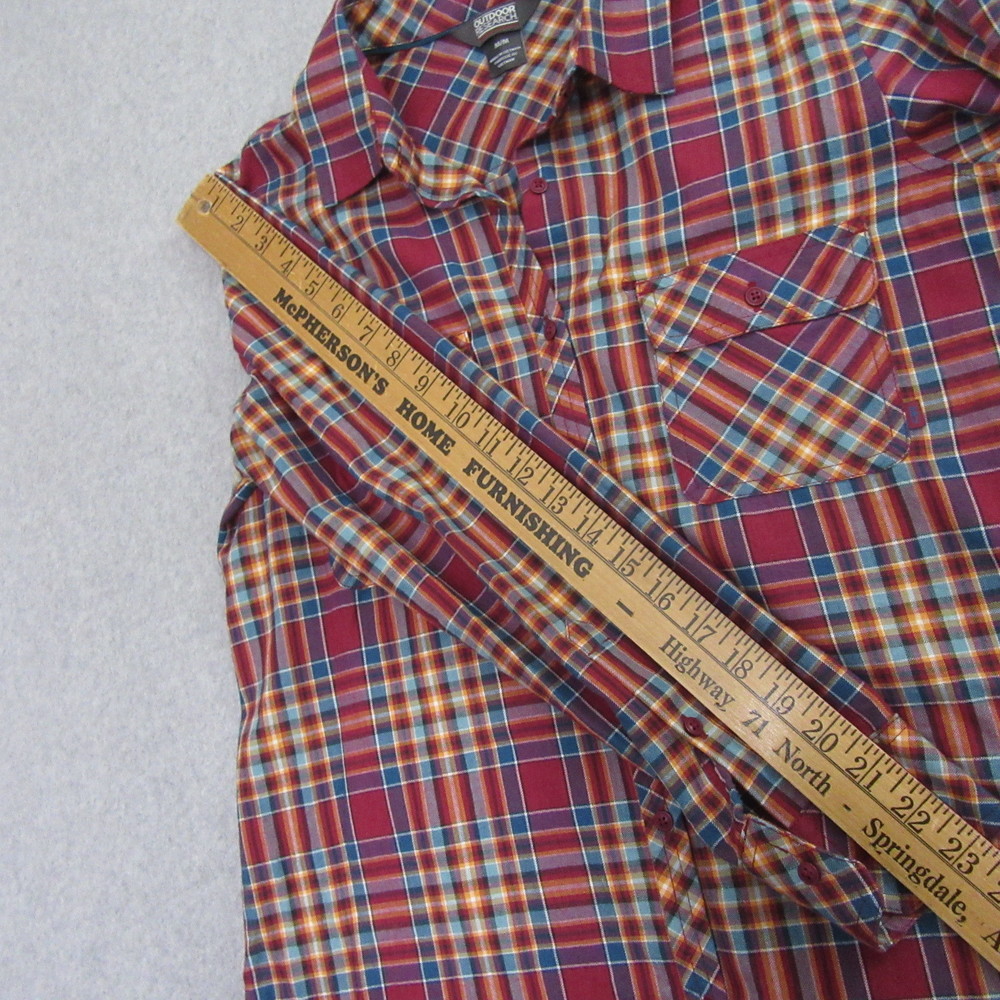 Outdoor Research Womens Button Up‎ Shirt M Multicolor Adventure Plaid - Picture 9 of 10